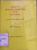 Ansys Engineering Analysis System PC/ED User's Manual