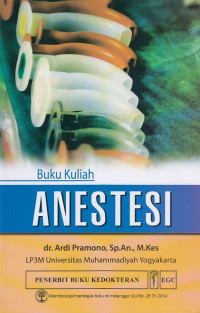 Buku Kuliah : Anestesi