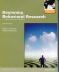 Beginning Behavioral Research A Conceptual Primer