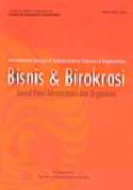 Bisnis & Birokrasi: Jurnal Ilmu Administrasi Dan Organisasi Vol.18 No.3 September 2011