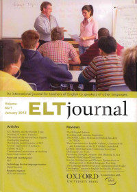 ELT Journal, Volume 66/1, January 2012