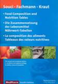 Food Composition And Nutrition Tables