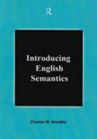 Introducing English Semantics