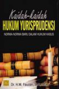 Kaidah-kaidah Hukum Yurisprudensi , Norma -norma Baru Dalam Hukum Kasus