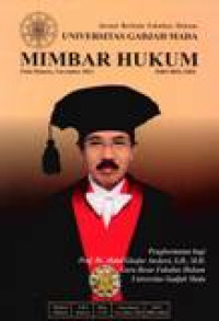 Mimbar Hukum Edisi Khusus November 2012