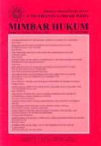 Mimbar Hukum Volume 22 No. 3, October 2010