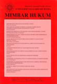 Mimbar Hukum Volume 23 No.1, February 2011