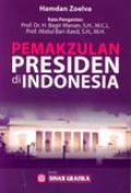 Pemakzulan Presiden Di Indonesia