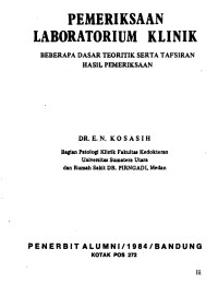 Pemeriksaan Laboratorium Klinik