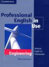 Professional English In Use: Engineering