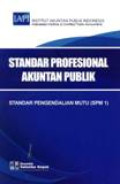 Standar Profesional Akuntan Publik : Kerangka Untuk Perikatan Asuransi