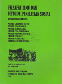 Filsafat Ilmu Dan Metode Penelitian Sosial: Pendekatan Kualitatif