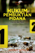 Hukum Pembuktian Pidana : Esensi dan Teori