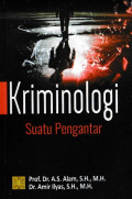 Kriminologi Suatu Pengantar