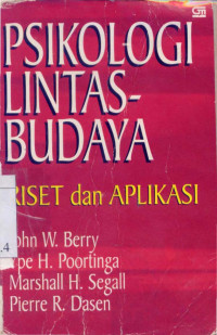 Psikologi Lintas Budaya : Riset Dan Aplikasi