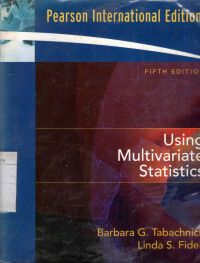 Using Multivariate Statistics, Fifth Edition